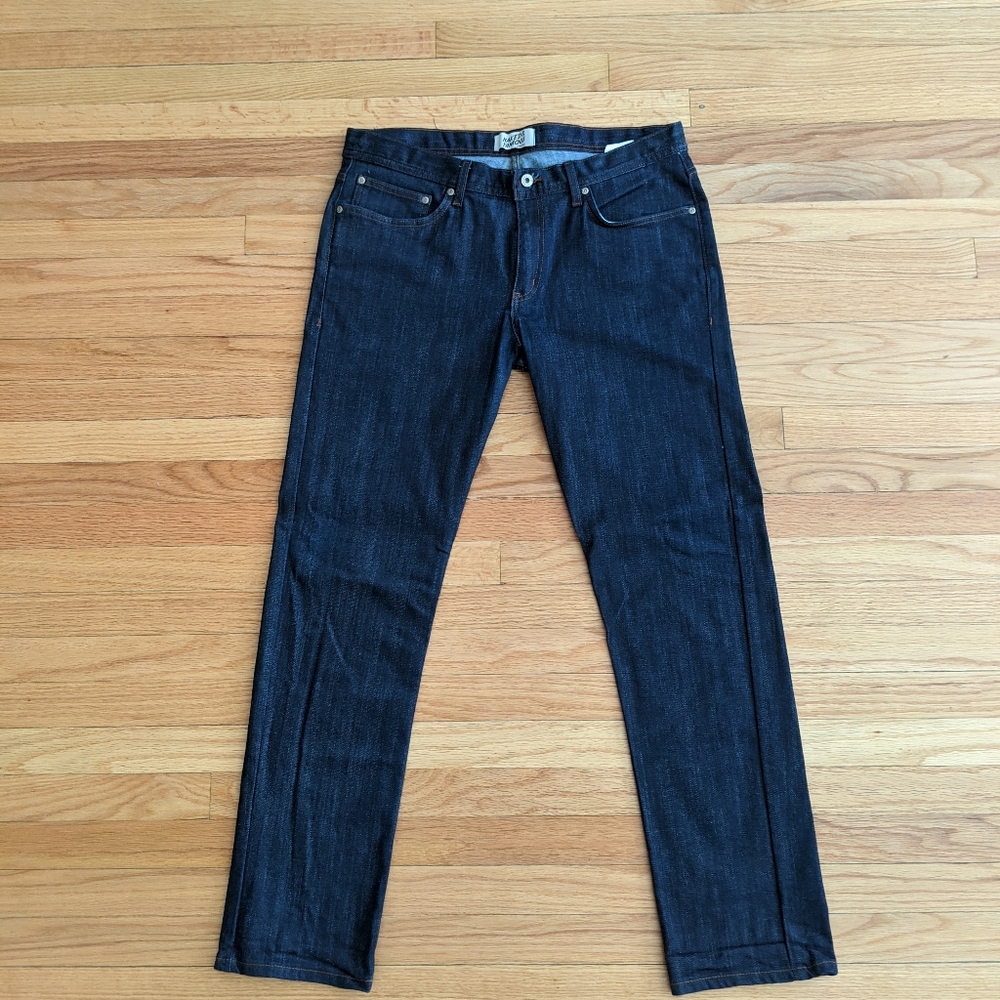 Naked & Famous Raw denim.